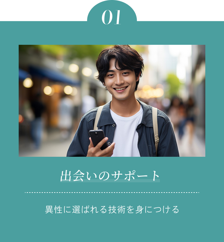 出会いのサポート